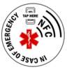 Benutzung eines NFC Notfall Sticker